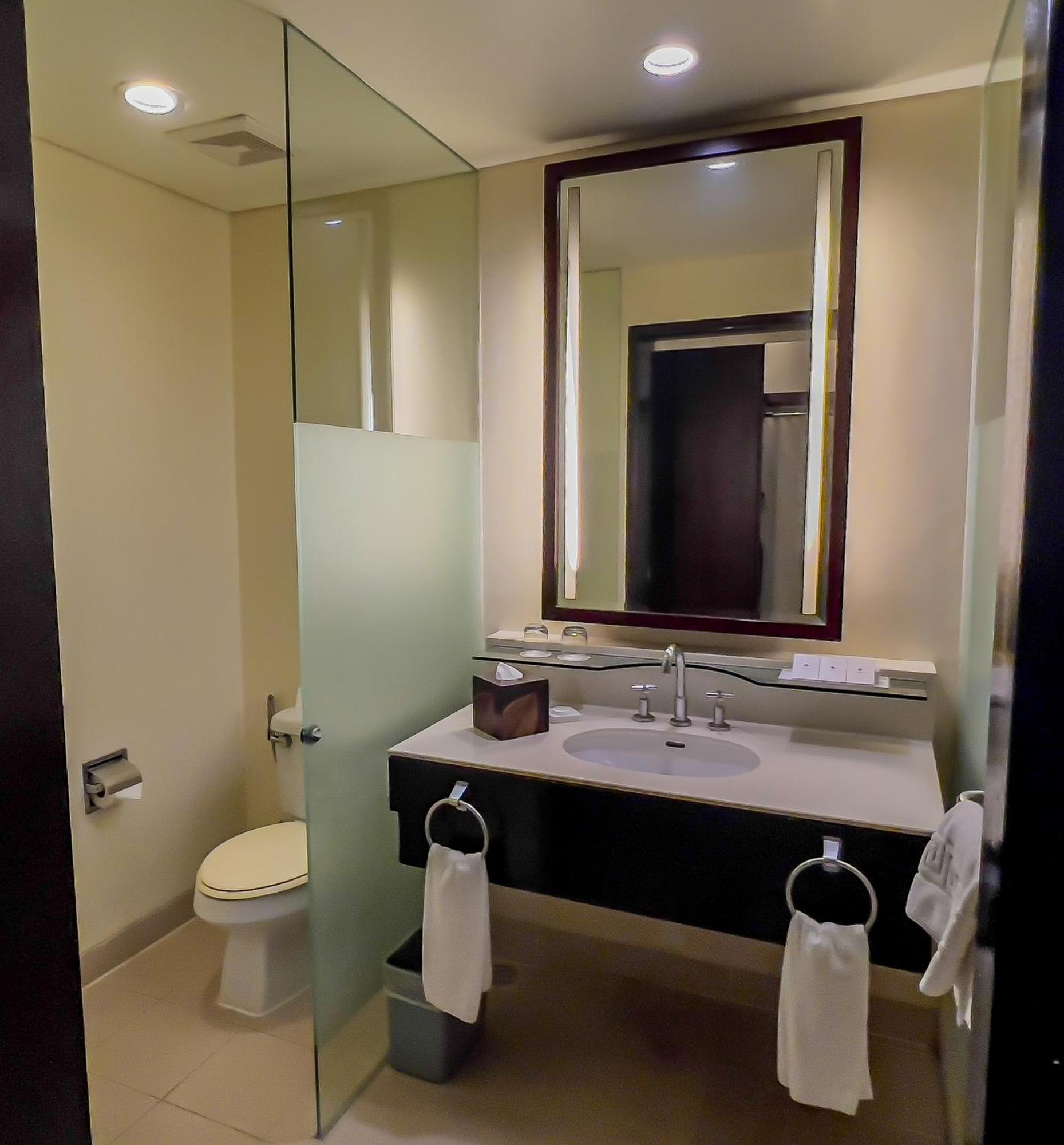 Taal Vista Hotel Tagaytay City Kültér fotó Bathroom in a hotel room